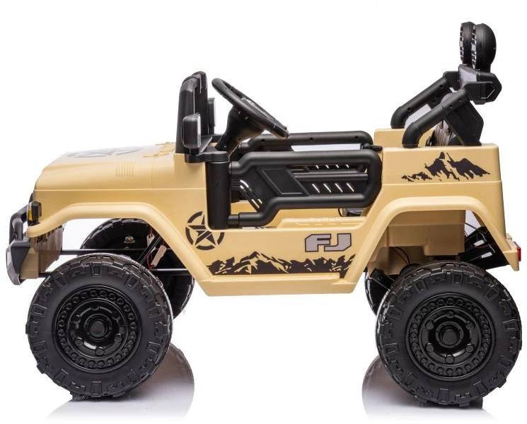 Lean Cars Akumuliatorinis automobilis vaikams Toyota FJ 4x4, smėlio spalvos
