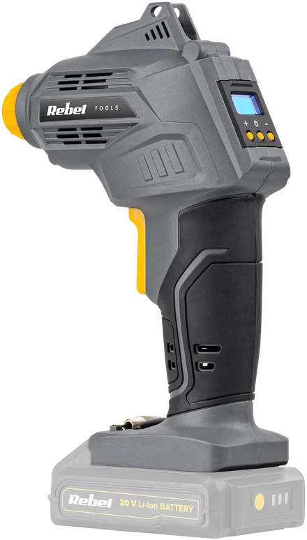 Rebel Akumuliatoriaus kompresorius 20V 2A 7 bar