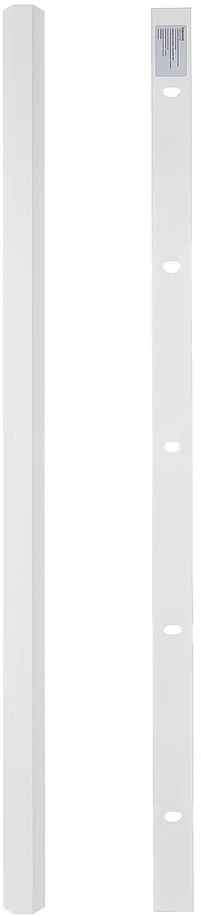 Aliumininė maskuojamoji juosta Maclean kabliams, 33x18x750mm, balta, MCTV-897 W