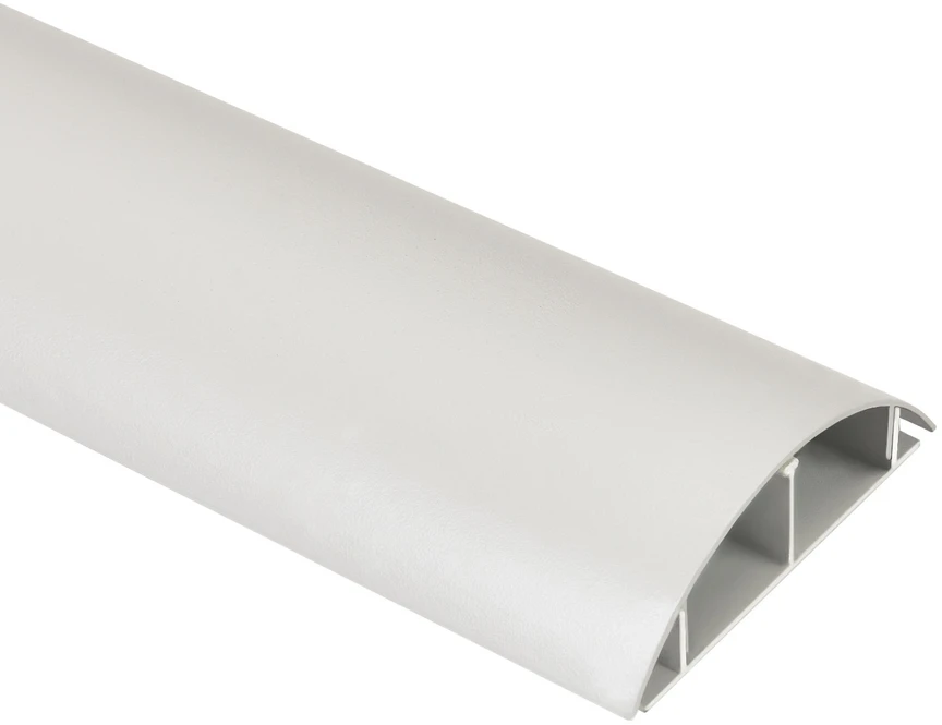 Aluminiowa „Maclean“ aliuminio kabelio apsauginė juostelė, 62x20x750 mm, sidabrinė, MC-814 S