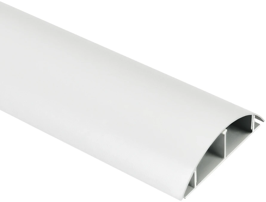 Aluminiowa „Maclean“ aliuminio kabelio dangtelis, 62x20x750 mm, baltas, MC-814 W