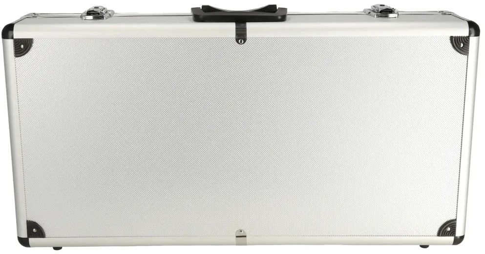 Dedra Dee irankiams aliuminine 640x320x150mm sidabrine