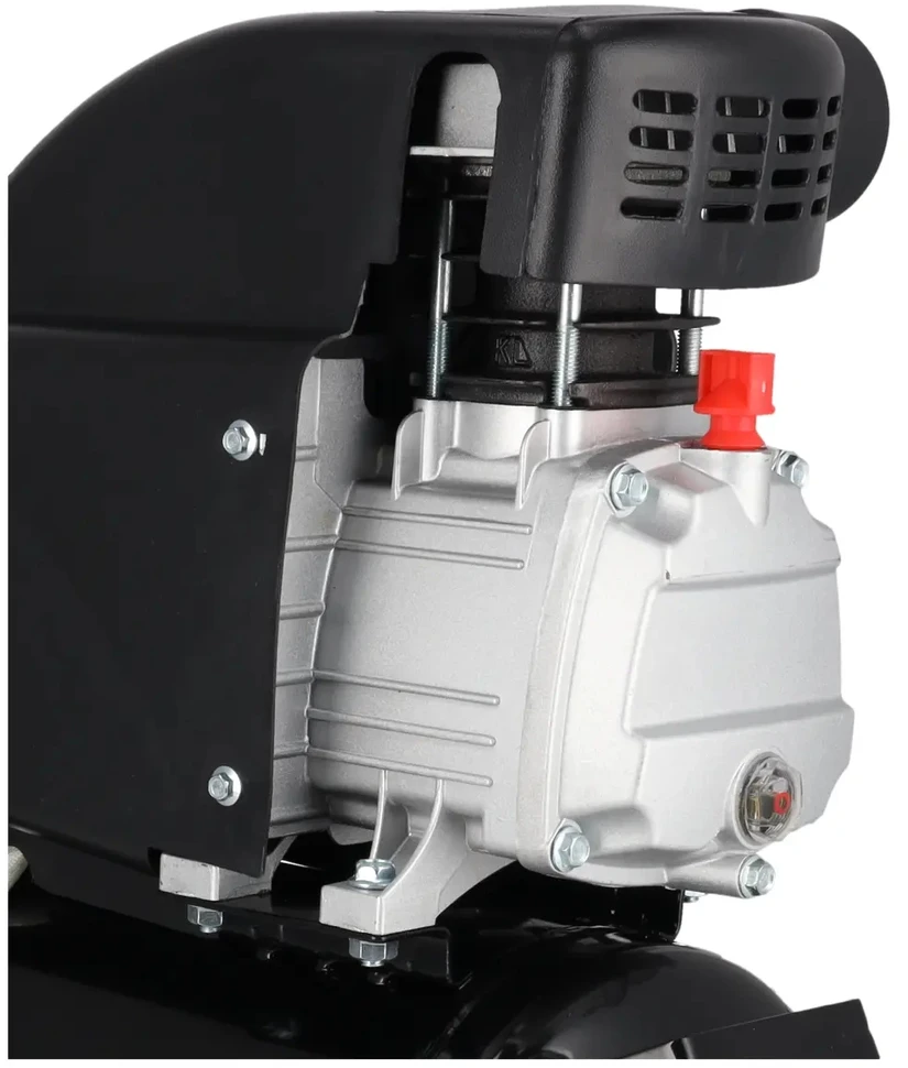 Oro kompresorius 15 KW 8 bar 412lmin resiverio tal 24L 2 slegio manometr 2 greito jungimo movai