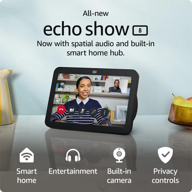 Planšetė Amazon Echo Show 8 (3 gen.) Charcoal