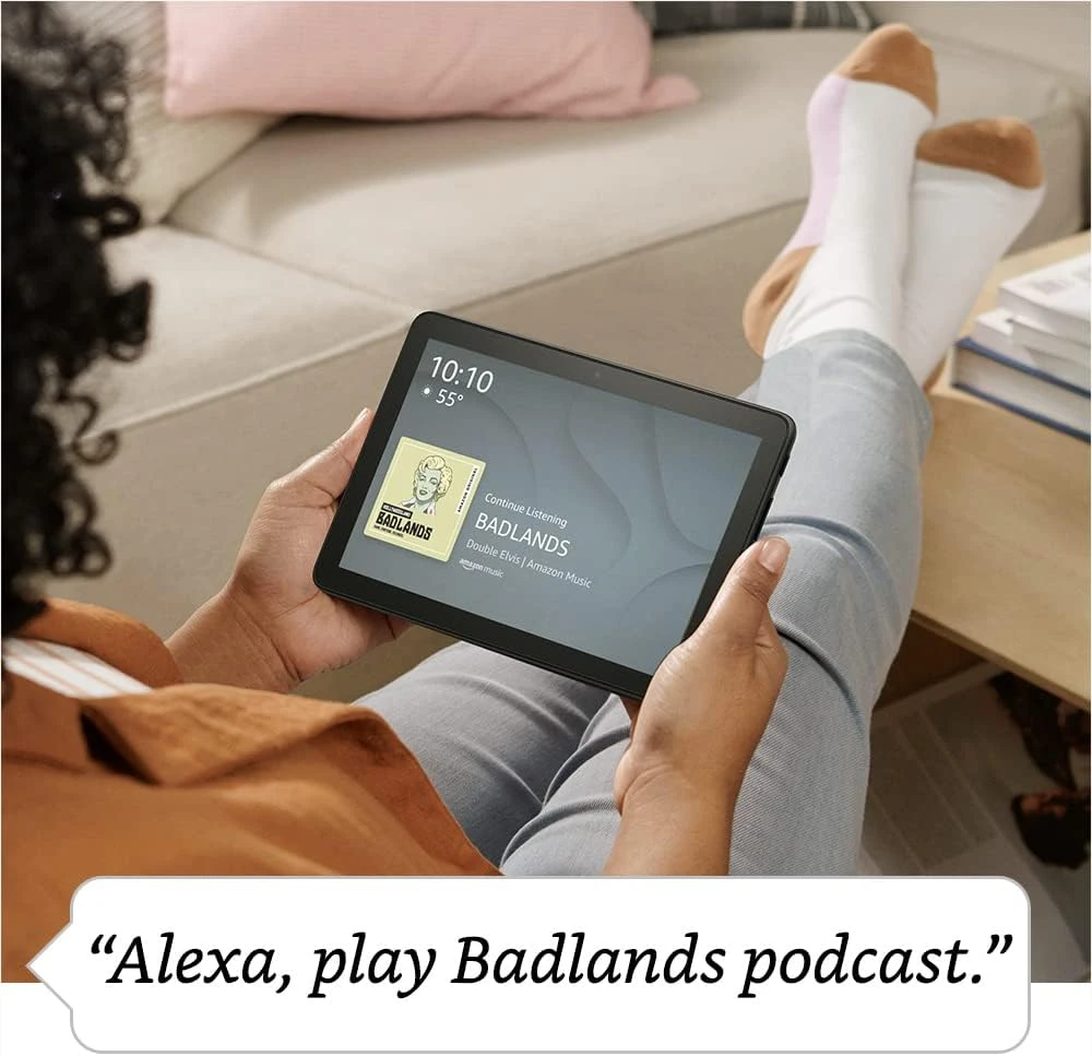 „Amazon“ – „Fire HD 8“ planšetinis kompiuteris (2022 m.) su 8 colių HD ekranu ir 64 GB atmintimi – juodas