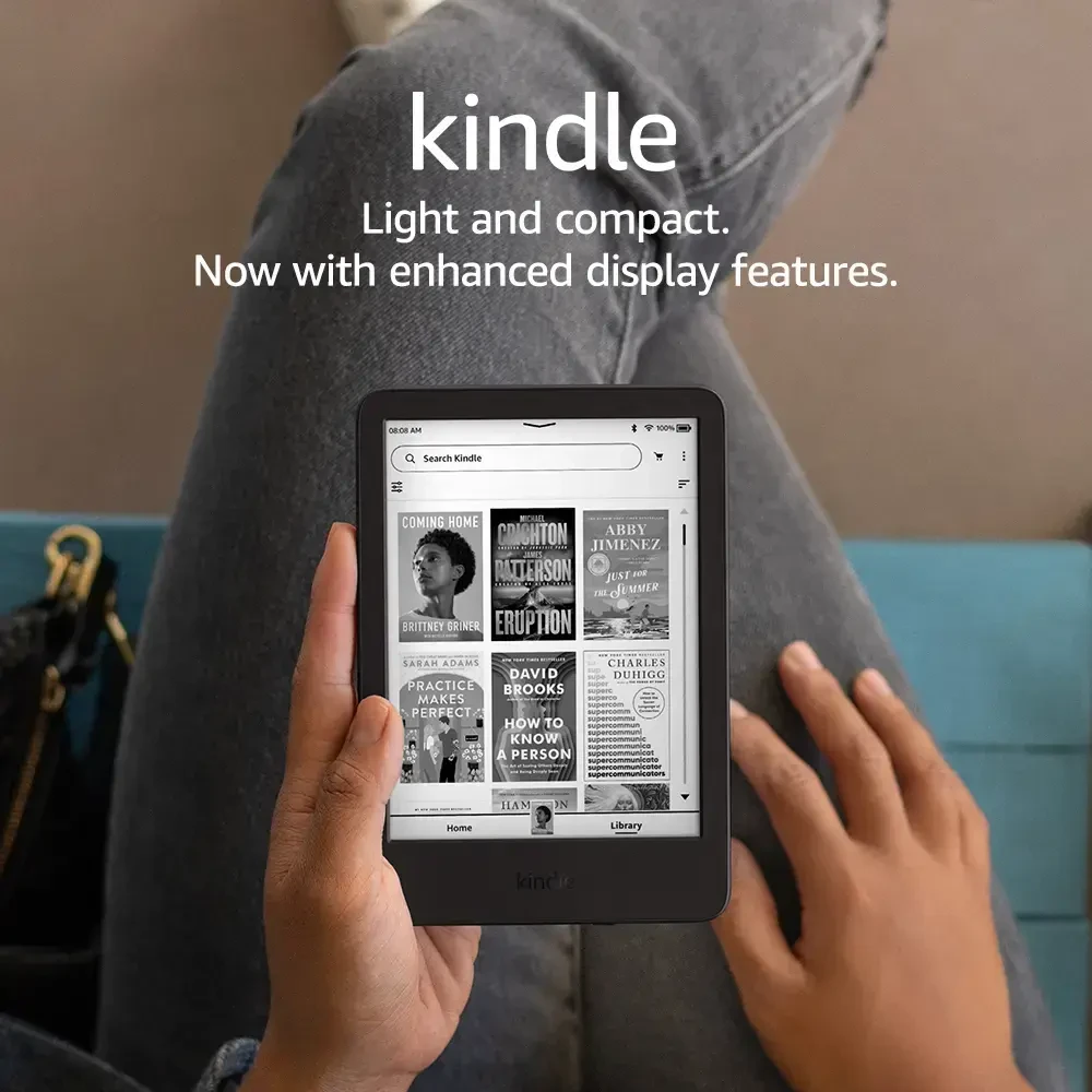 „Amazon“ – „Kindle 2024“ 16 GB – juodas su reklamomis