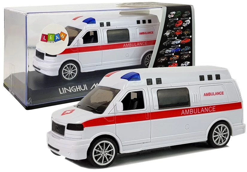 Lean Toys Greitosios pagalbos auttomobilis su garsu Inna