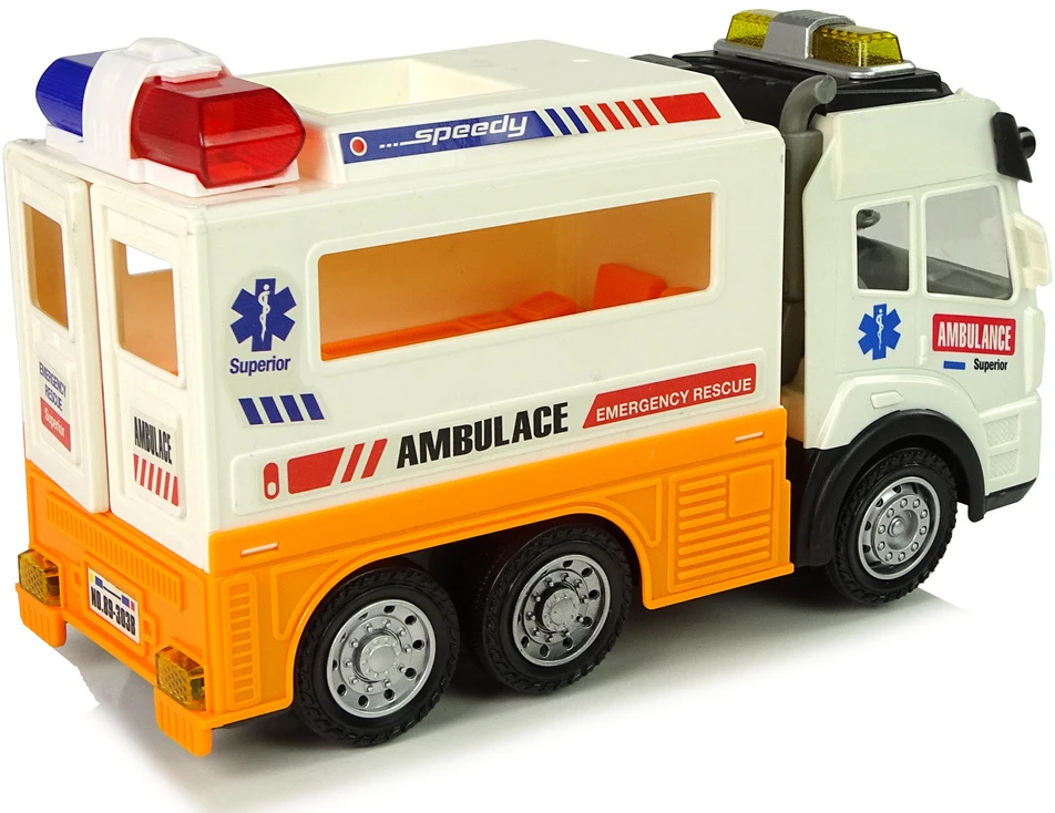 Lean Toys Greitosios pagalbos automobilis
