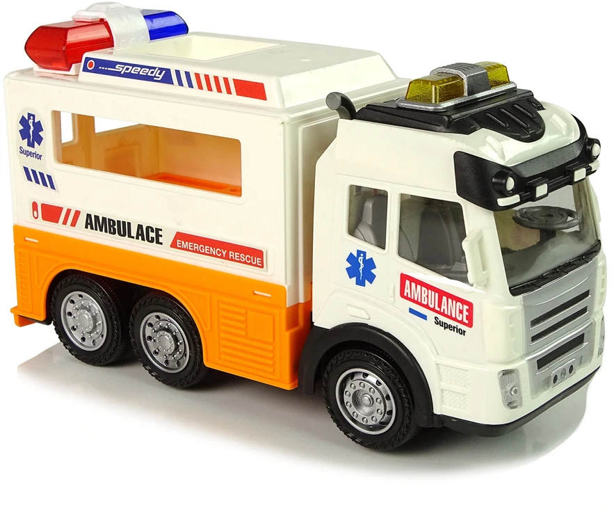 Lean Toys Greitosios pagalbos automobilis