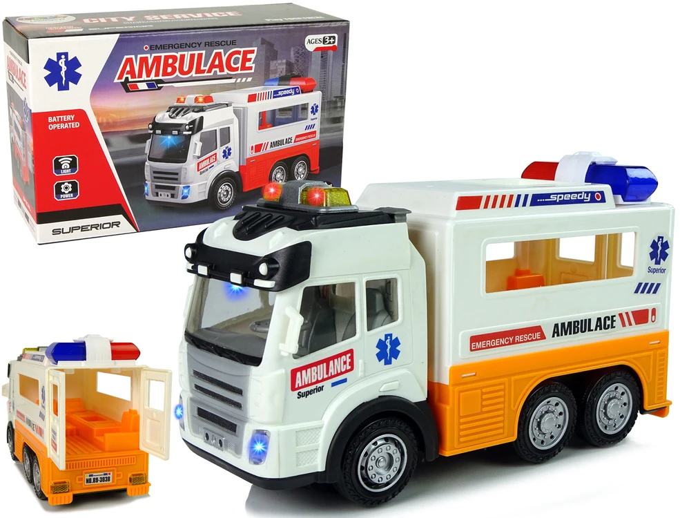 Lean Toys Greitosios pagalbos automobilis