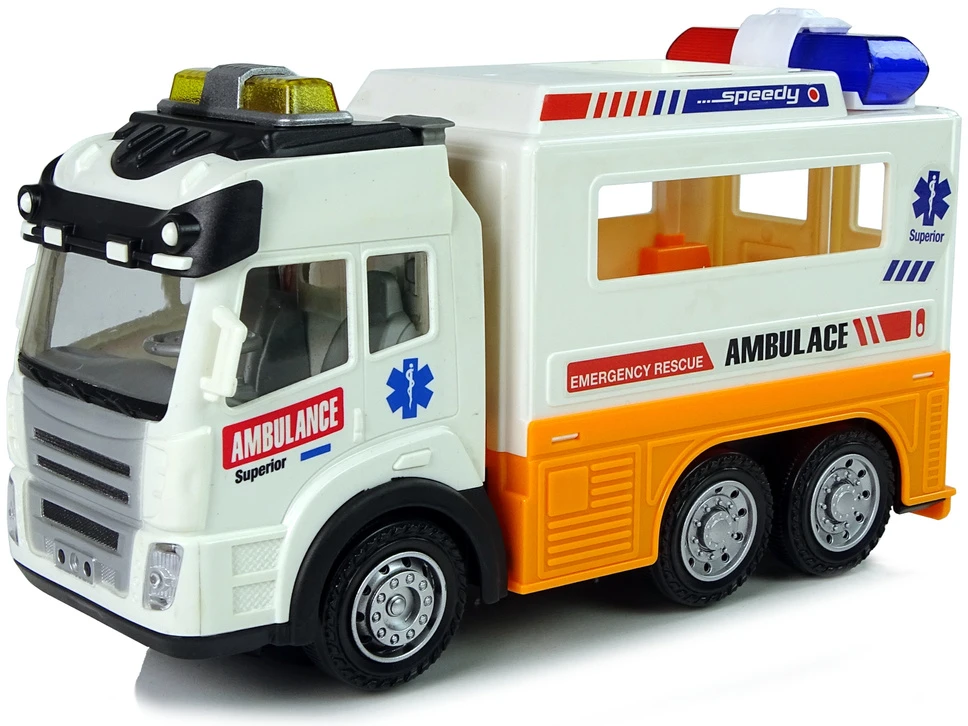 Lean Toys Greitosios pagalbos automobilis