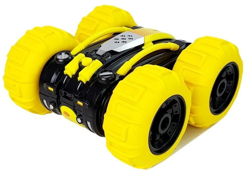 Amfibia Lean Toys Radijo bangomis valdomas automobilis Amphibious geltonas