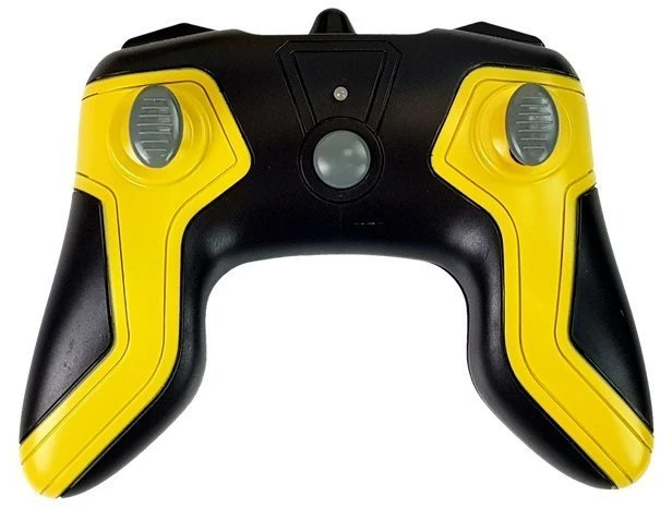 Amfibia Lean Toys Radijo bangomis valdomas automobilis Amphibious geltonas