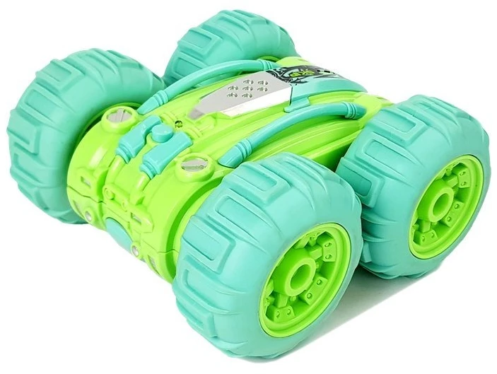Amfibia Lean Toys Radijo bangomis valdomas automobilis Amphibious žalias