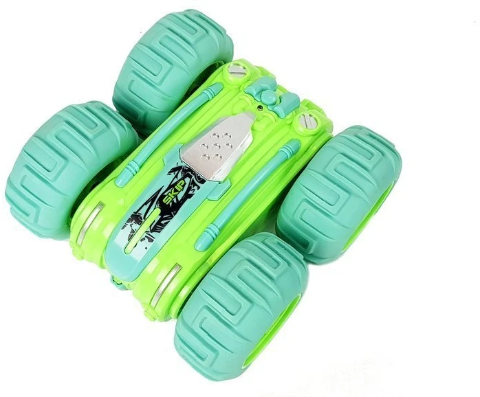 Amfibia Lean Toys Radijo bangomis valdomas automobilis Amphibious žalias
