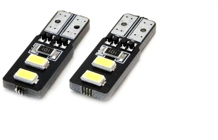 Amio 01630 LED Canbus 4SMD 5730 T10 (W5W) baltos 2 vnt.