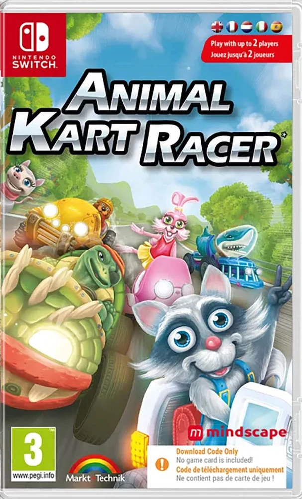 „Animal Kart Racer“ – „Switch“ lenktynių rinkinys