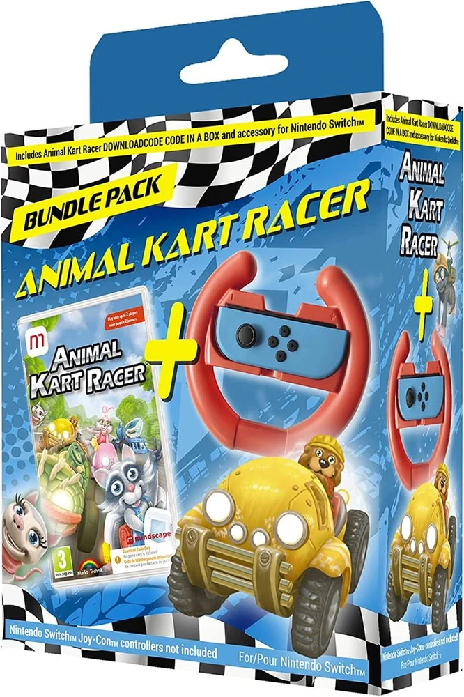 „Animal Kart Racer“ – „Switch“ lenktynių rinkinys