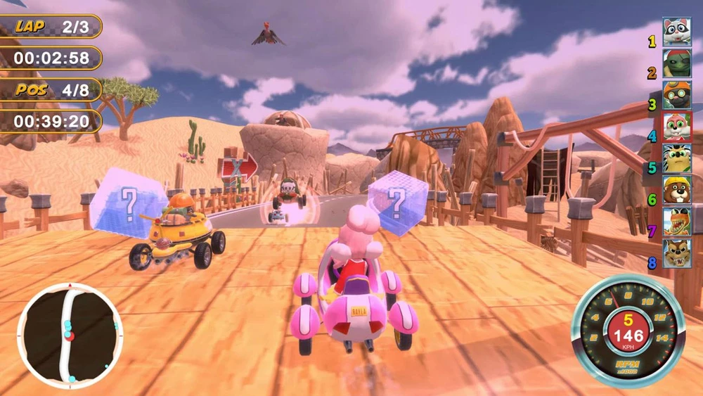 „Animal Kart Racer“ – „Switch“ lenktynių rinkinys