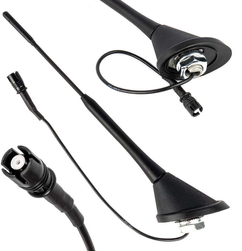 Automobilio antena RAKU-2 ANT10 su stiprintuvu AMIO-04154