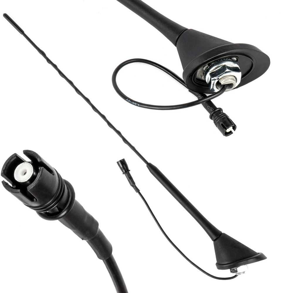 Automobilio antena RAKU-2 ANT11 su stiprintuvu AMIO-04155