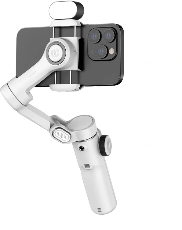 AOCHUAN X2 stabilizatorius su RGB apšvietimu (Baltas)