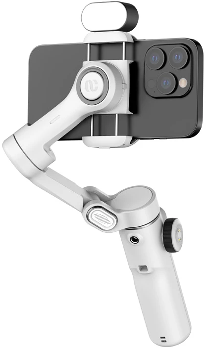 AOCHUAN X2 stabilizatorius su RGB apšvietimu (Baltas)