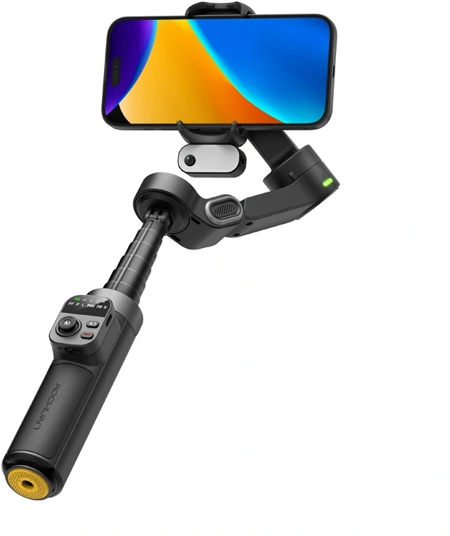 AOCHUAN X3 Gimbal with AI Sensor (Juodas)