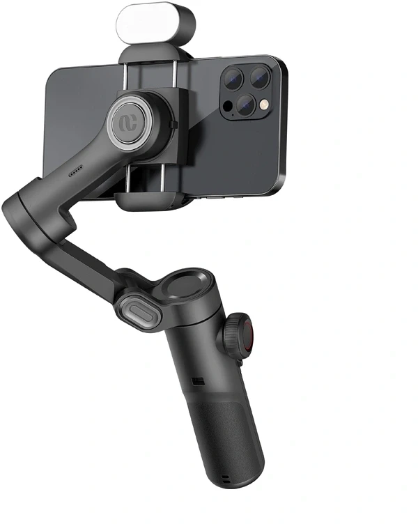AOCHUAN XE stabilizatorius su RGB apšvietimu, juodos spalvos