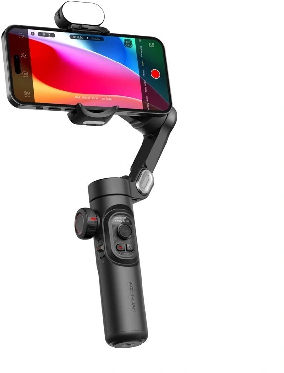 AOCHUAN XE stabilizatorius su RGB apšvietimu, juodos spalvos