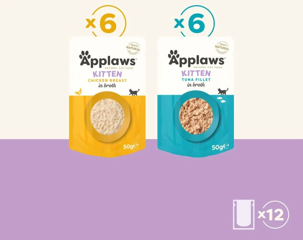 Applaws – Multipack – Kitten Broth – 12 × 50 g