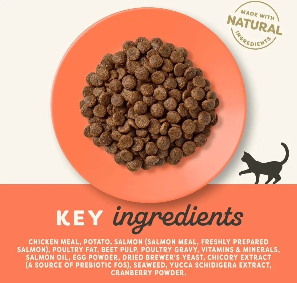 APPLAWS vištiena with lašiša - dry cat food - 2kg