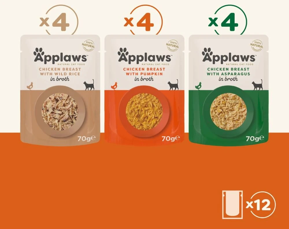 „Applaws“ vištienos sultinio mišinys su keliais pakeliais – 12 x 70 g