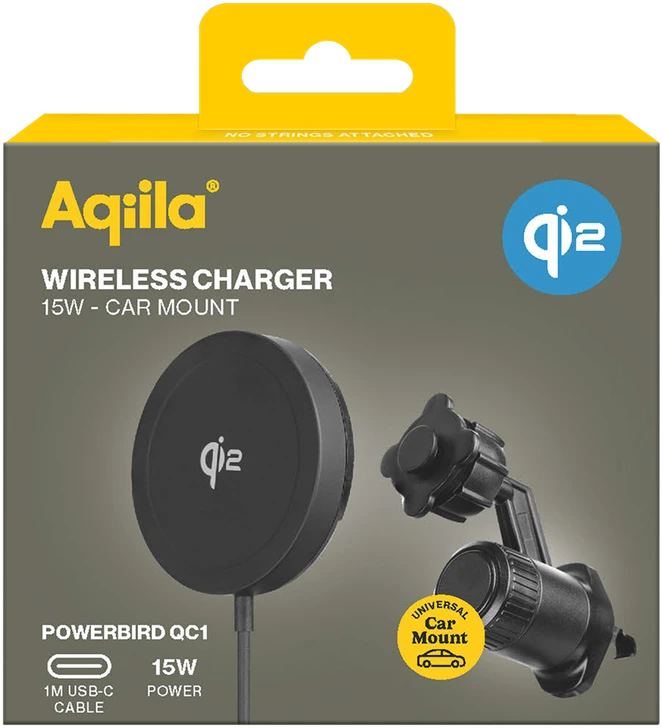 Aqiila - Chargebird QC1 - Qi2 belaidis įkroviklis 3in1