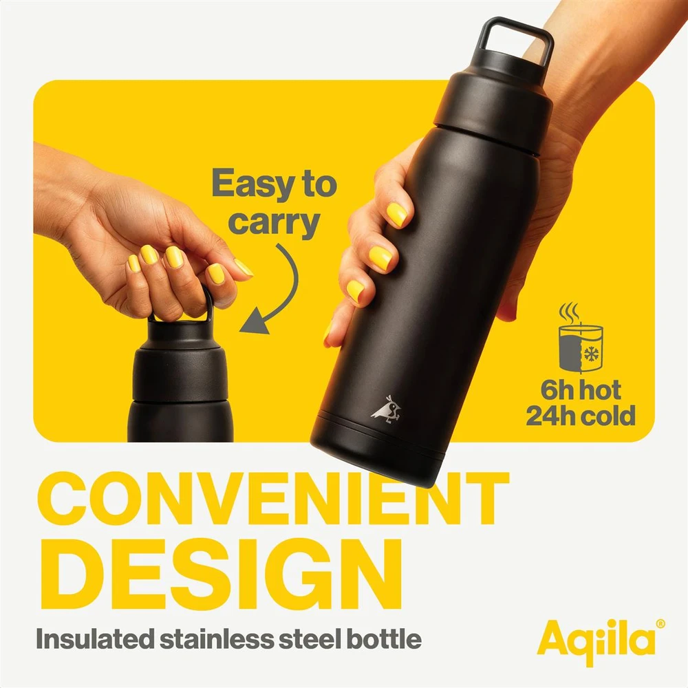 Aqiila - Powerbottle BO5 - 2in1 butelis ir išorinė baterija