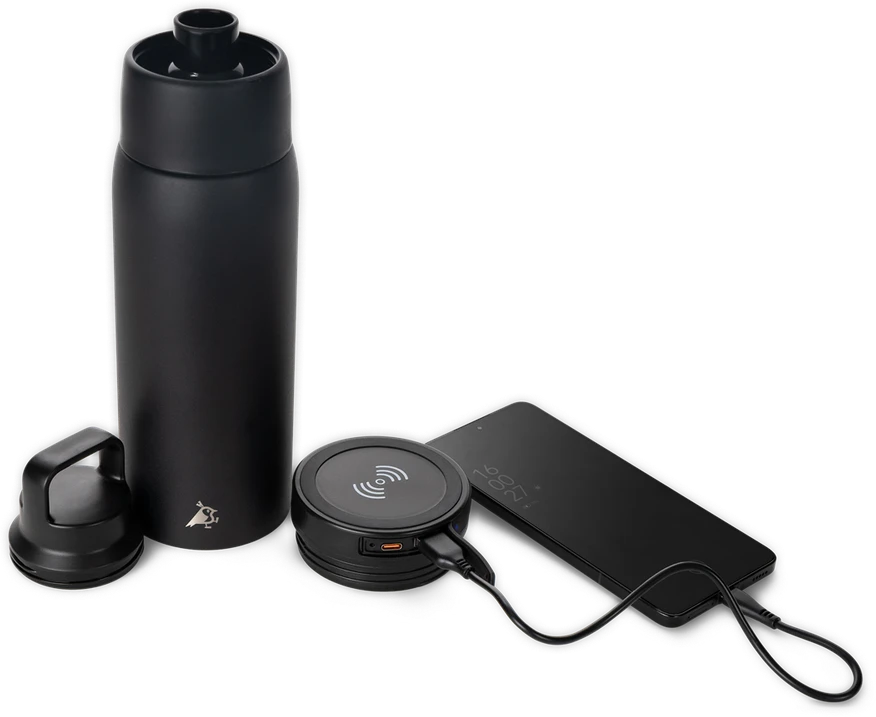 Aqiila - Powerbottle BO5 - 2in1 butelis ir išorinė baterija