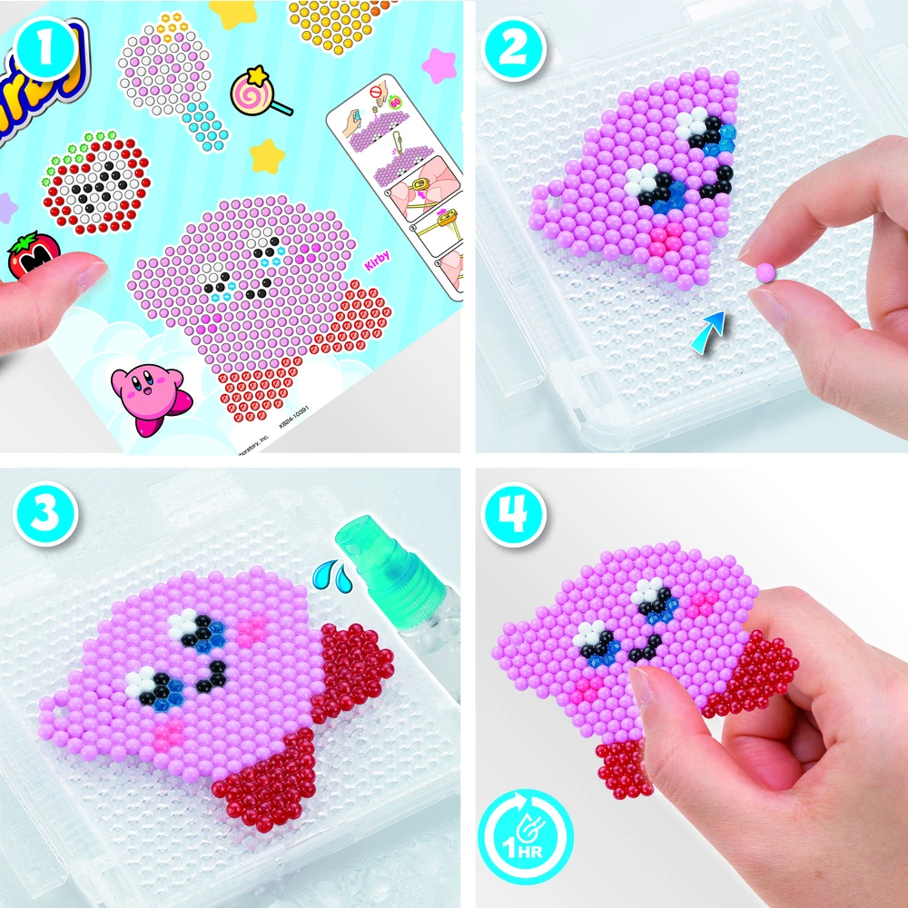 Epoch „Aquabeads“ – „Kirby“ raktų pakabukas – rankdarbių rinkinys (36164)