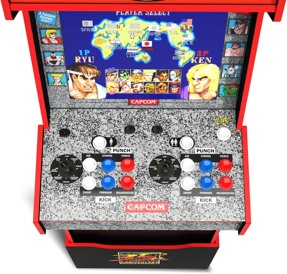 ARCADE 1 Up - Street Fighter Legacy 14-in-1 Arcade Machine