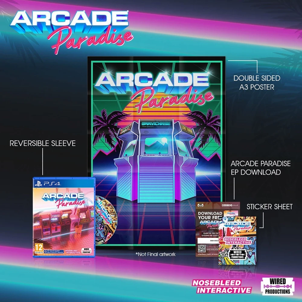 Arcade „Arkadinių žaidimų rojus“ – „PlayStation 4“.