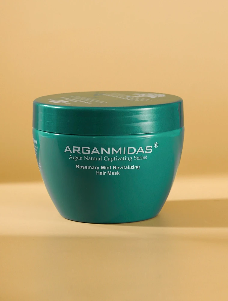 Arganmidas - Rozmarinų ir mėtų atgaivinamoji plaukų kaukė - 300 ml