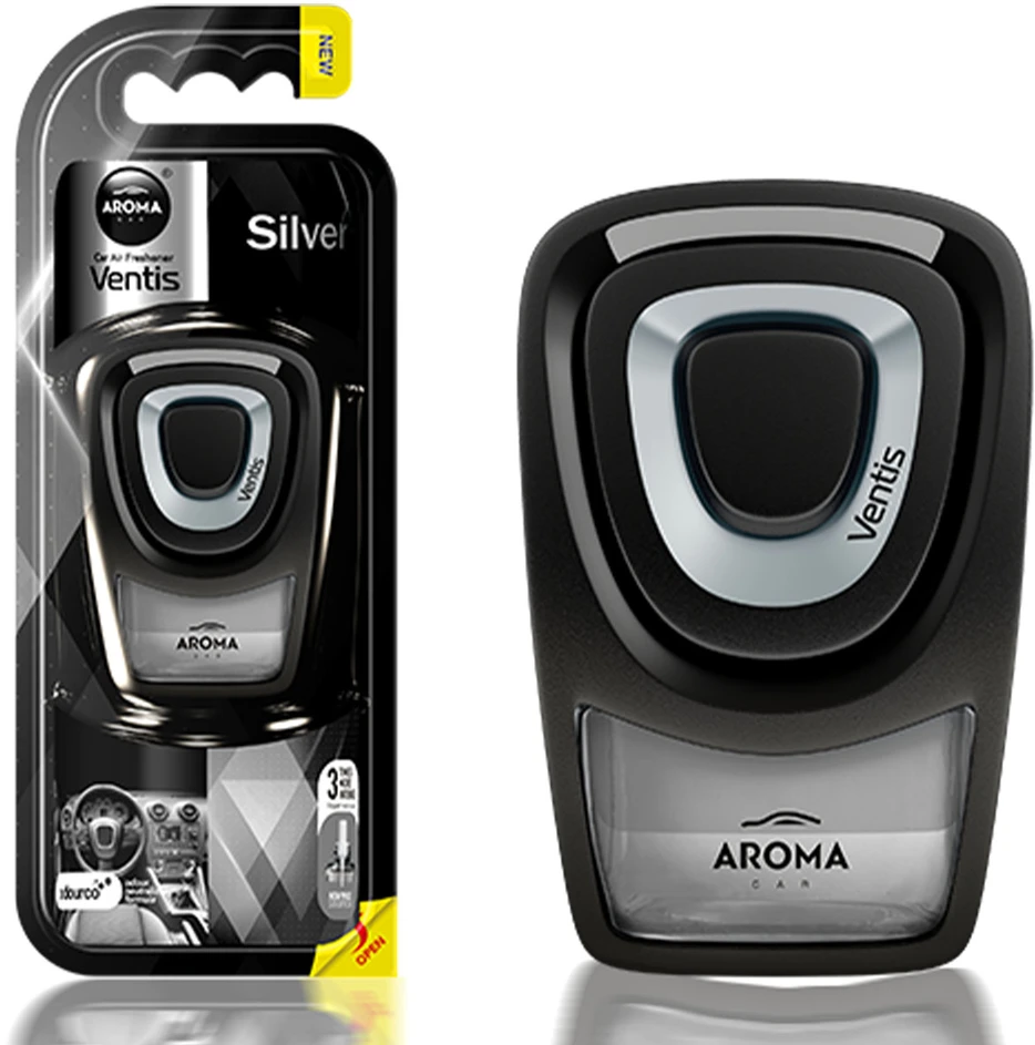 Aroma Car Naujiena: aroma ventis sidabrinis oro gaiviklis