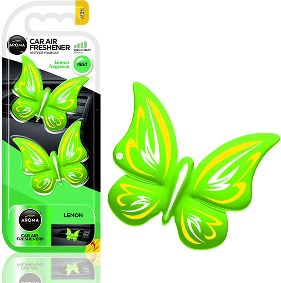 Aroma Car Aroma automobilio oro gaiviklis „Aroma Fancy Shapes Butterfly Lemon“