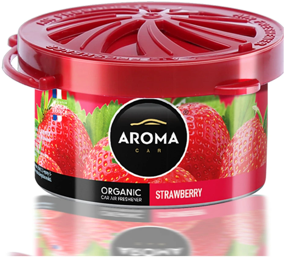 Aroma Car Oro gaiviklis aromatingas ekologiškas braškes