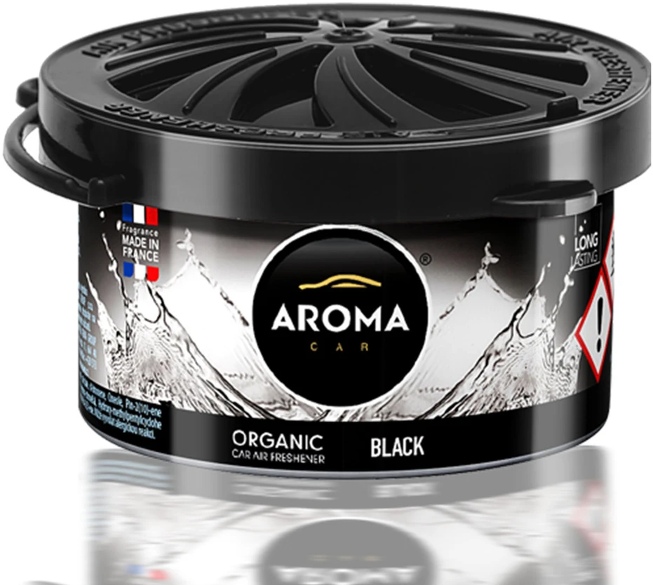 Aroma Car Oro gaiviklis aromatinis organinis juodas