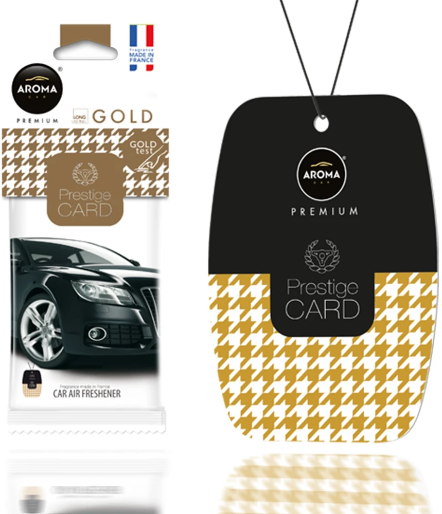 Aroma Car Oro gaiviklis Aroma Prestige Card auksinis