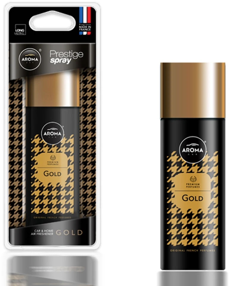 Aroma Car Oro gaiviklis Aroma Prestige Purškalas auksinis