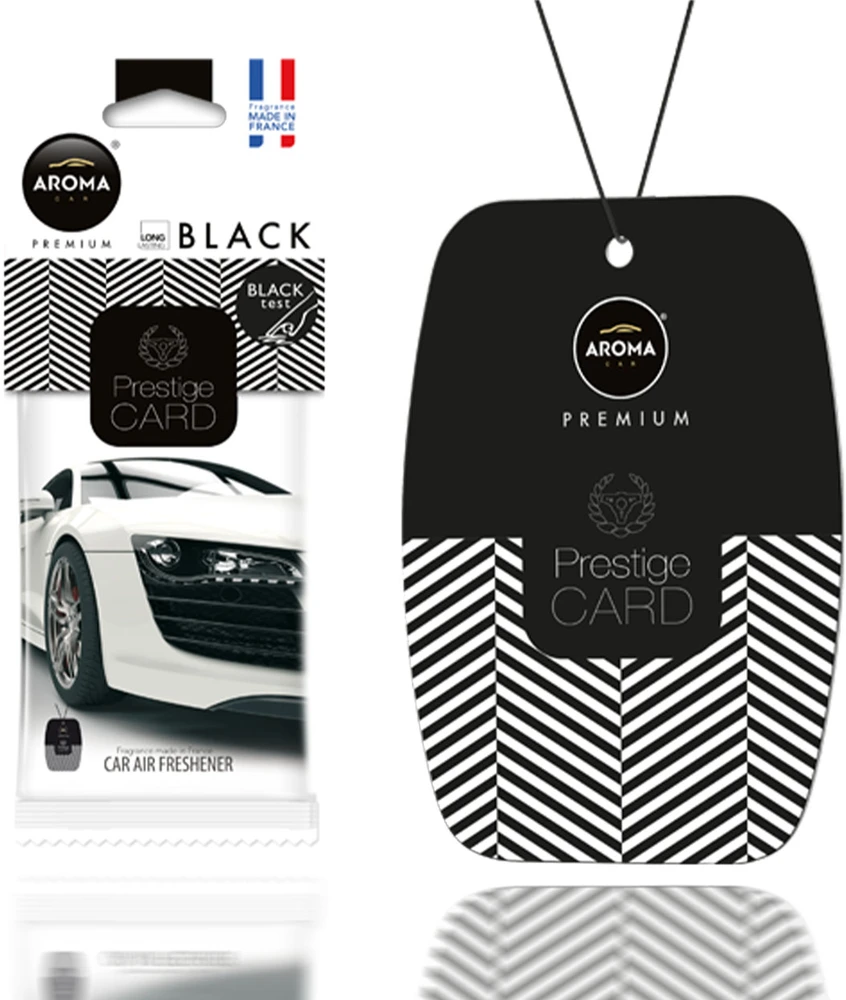 Aroma Car Air Freshener aromato prestižinė kortelė juodas