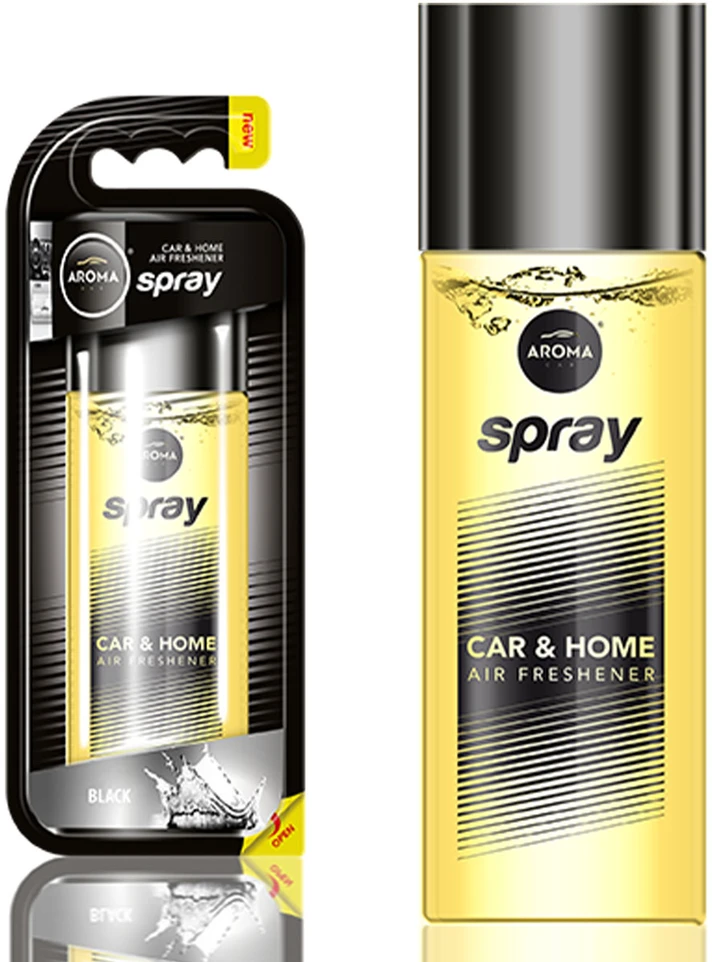 Aroma Car Oro gaiviklis aromatinis purškiklis juodas