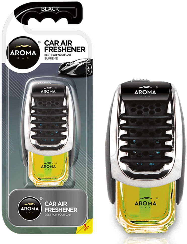 Aroma Car Aroma Automobilinis oro gaiviklis Aroma Supreme Juodas