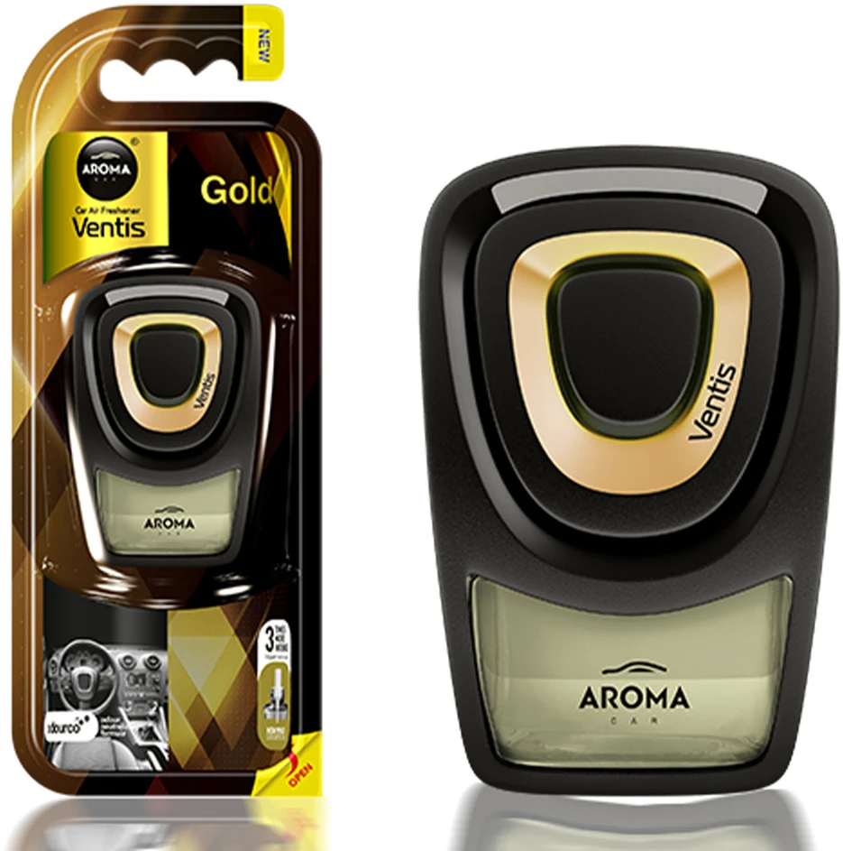 Aroma Car Oro gaiviklis aromatas ventis auksinis